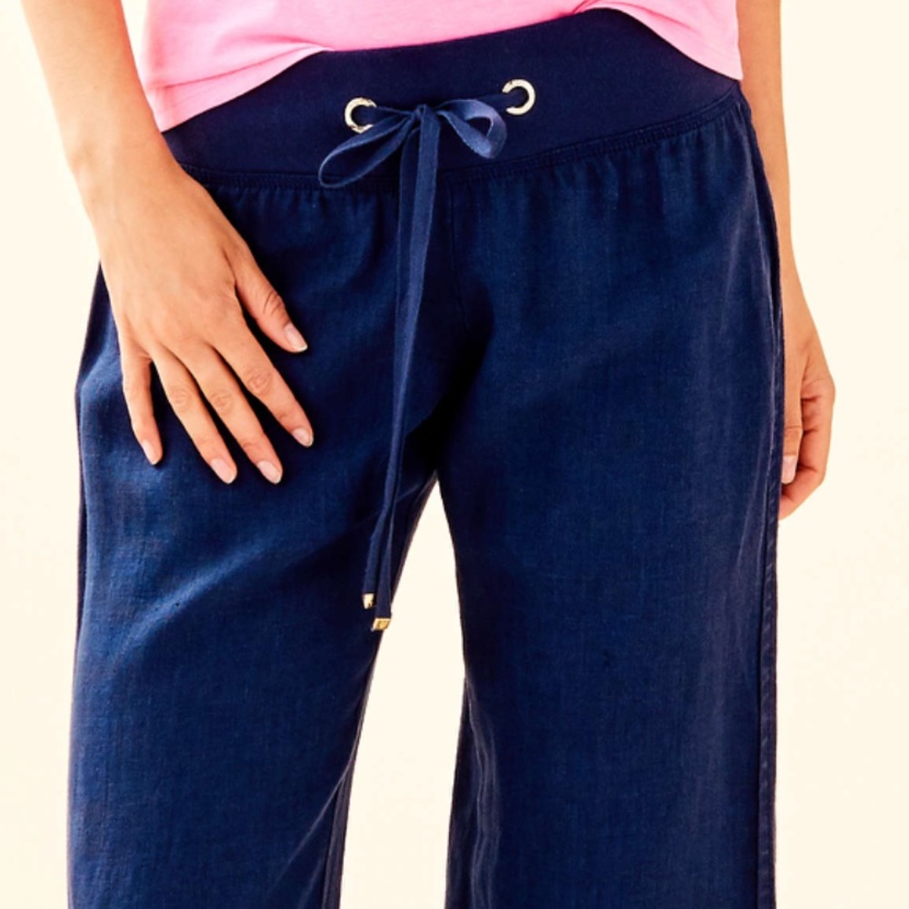 Lilly Pulitzer Wide Leg Linen ‘The Beach Pant’